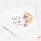 Autocollants aquarelle Plumrose (Enveloppe)