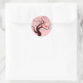 Autocollants Arbre Tourbillon Oiseau Mignon (Sac)