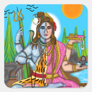 Autocollants Ardhanarishvara