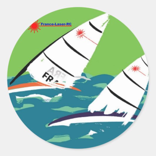 Autocollants Art France Laser RC (Devant)