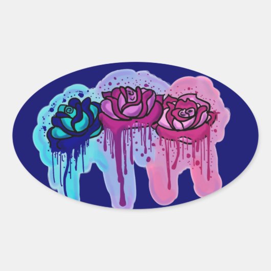 Autocollants Art Rose (Devant)