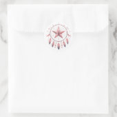 Autocollants attrape-rêves rose (Sac)