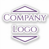 Autocollants avec logo personnalisé d'entreprise (Recto)