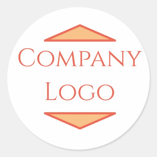 Autocollants avec logo personnalisé d'entreprise (Devant)