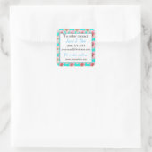 Autocollants Avon Sales Brochure, Floral Bleu (Sac)