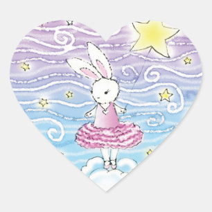 Autocollants Ballerine Lapin