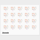 Autocollants Bébé Fille Mignons – Stick Adorables (Feuille)