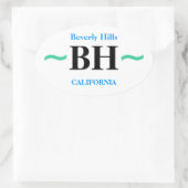 Autocollants BEVERLY HILLS (4) (Sac)
