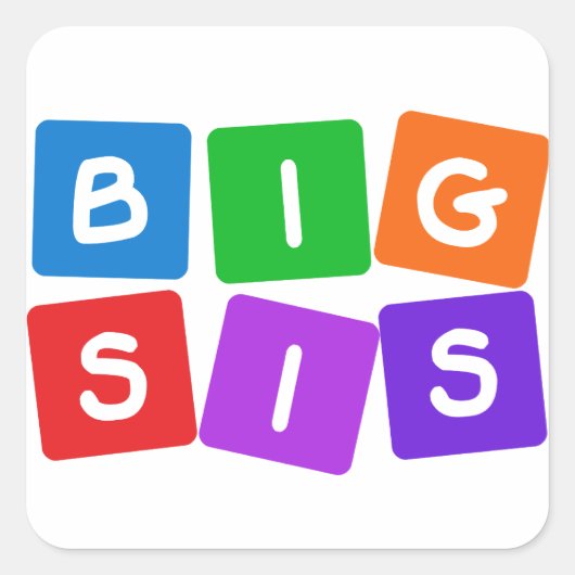 Autocollants Big Sis (Devant)