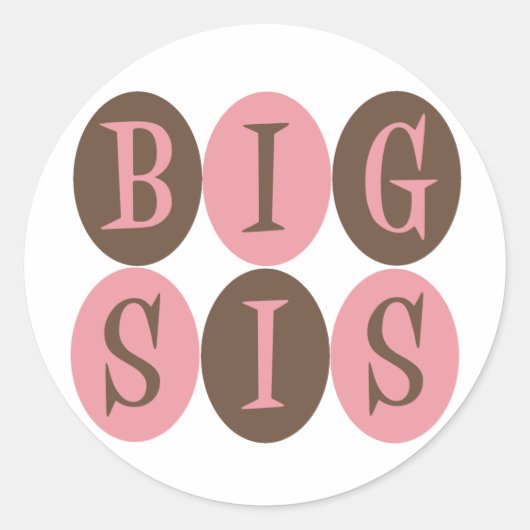 Autocollants Big Sis (Devant)