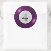 Autocollants - Billard - 4 balles (Sac)