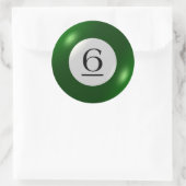 Autocollants - Billard - 6 balles (Sac)