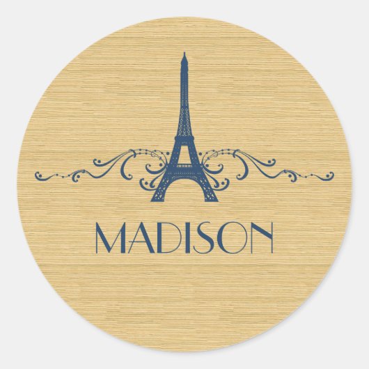 Autocollants bleu français (Devant)