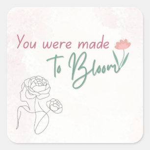 Autocollants Bloom Floral Mignon