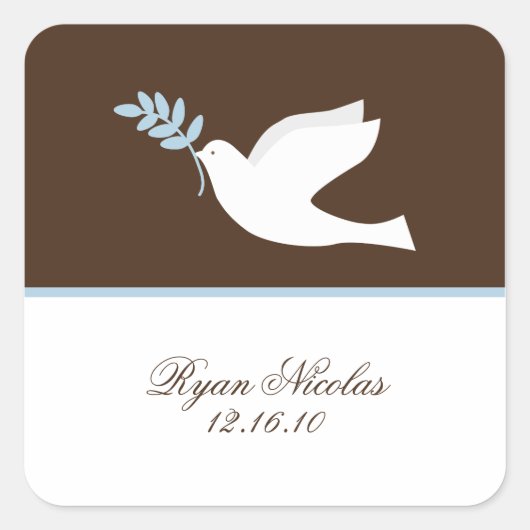 Autocollants Blue Dove (Devant)