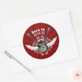 Autocollants Born To Rock (Enveloppe)