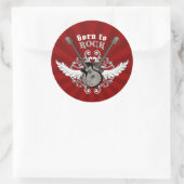 Autocollants Born To Rock (Sac)