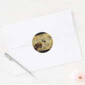 Autocollants Brown de la faune hyène (Enveloppe)