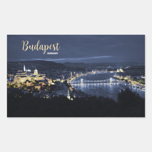 Autocollants Budapest Hongrie (Devant)