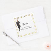 Autocollants Cadeau Témoins de Mariage (Enveloppe)