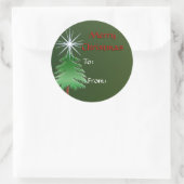 Autocollants cadeaux de Noël (Sac)