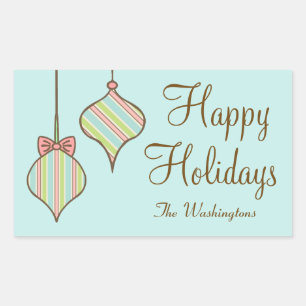 Autocollants cadeaux Retro personnalisés