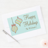 Autocollants cadeaux Retro personnalisés (Enveloppe)