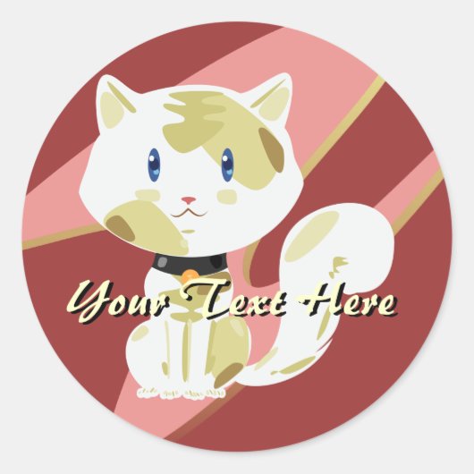 Autocollants Calico Cat (Devant)