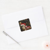 Autocollants Calico Santa Kitty (Enveloppe)
