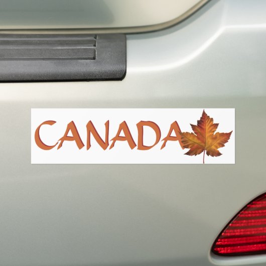 Autocollants canadiens de feuille d'érable (En voiture)