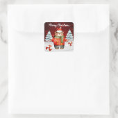 Autocollants Canne de Noël Ours Peppermint (Sac)