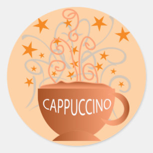 autocollants cappuccino