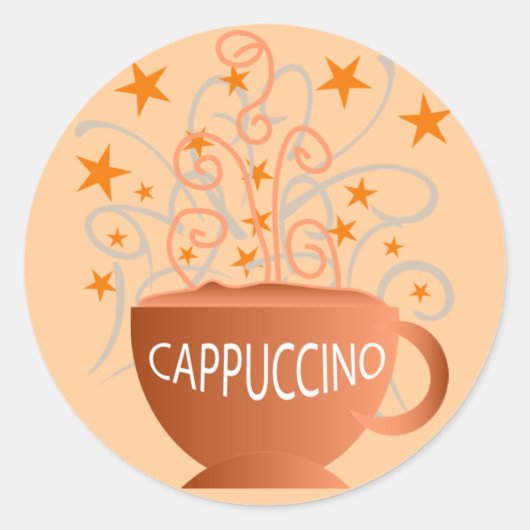 autocollants cappuccino (Devant)