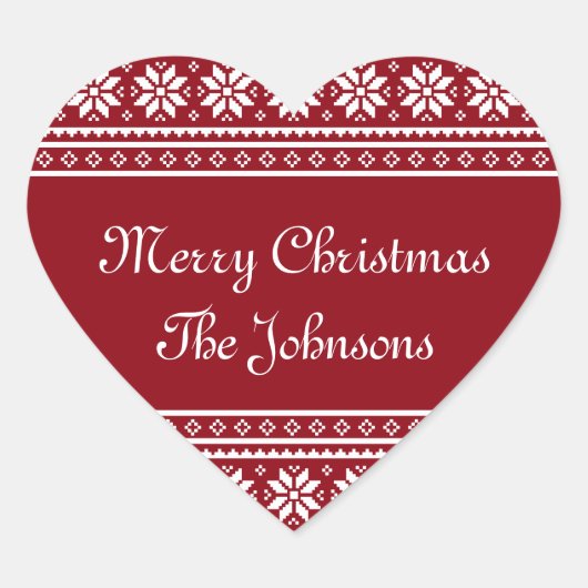 Autocollants cardiaques SWEATER PERSONNALISÉS (Devant)