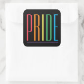 Autocollants carrés grand format PRIDE II (Sac)
