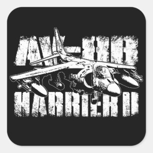 Autocollants Carrés Harrier II AV-8B