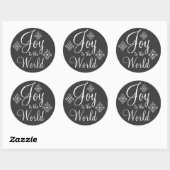 Autocollants Chalkboard Joie au Monde (Feuille)