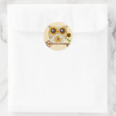 Autocollants Chanson d'automne du hibou (Sac)