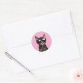 AUTOCOLLANTS CHAT MIGNON TABBY COOL (Enveloppe)
