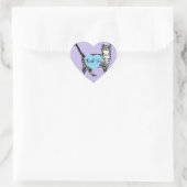 Autocollants Chat Tigre Violet Chats mignons Set d (Sac)