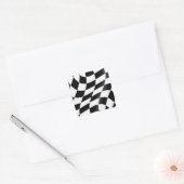 Autocollants Checkered de drapeau (Enveloppe)