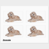 Autocollants Chien Chiot Cocker Spaniel (Feuille)