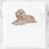 Autocollants Chien Chiot Cocker Spaniel (Sac)