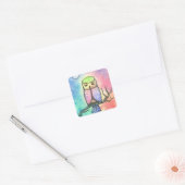 Autocollants Chouette Colorés (Enveloppe)