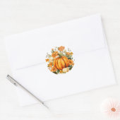 Autocollants Citrouilles d'automne (Enveloppe)