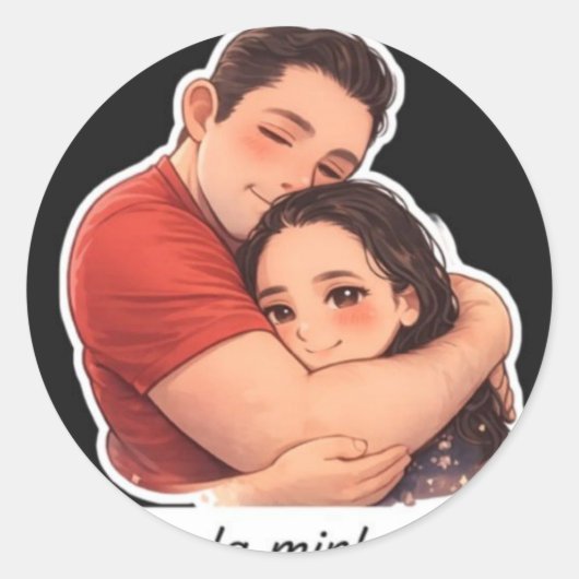 autocollants classiques mon amour (Devant)