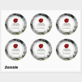 Autocollants coccinelle personnalisés (Feuille)