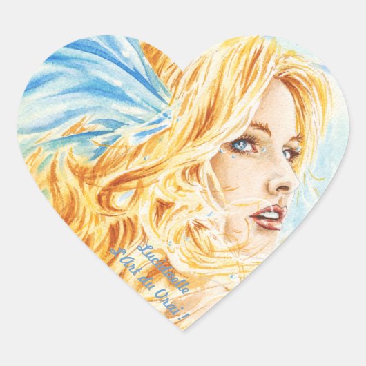 Autocollants "Coeur d'Aurore" (Devant)