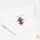 Autocollants Cœur du Liban (Enveloppe)