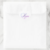 autocollants coeur Love (Sac)
